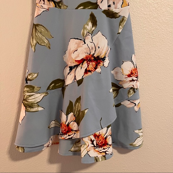 Baby Blue Skater Dress - Picture 6 of 8